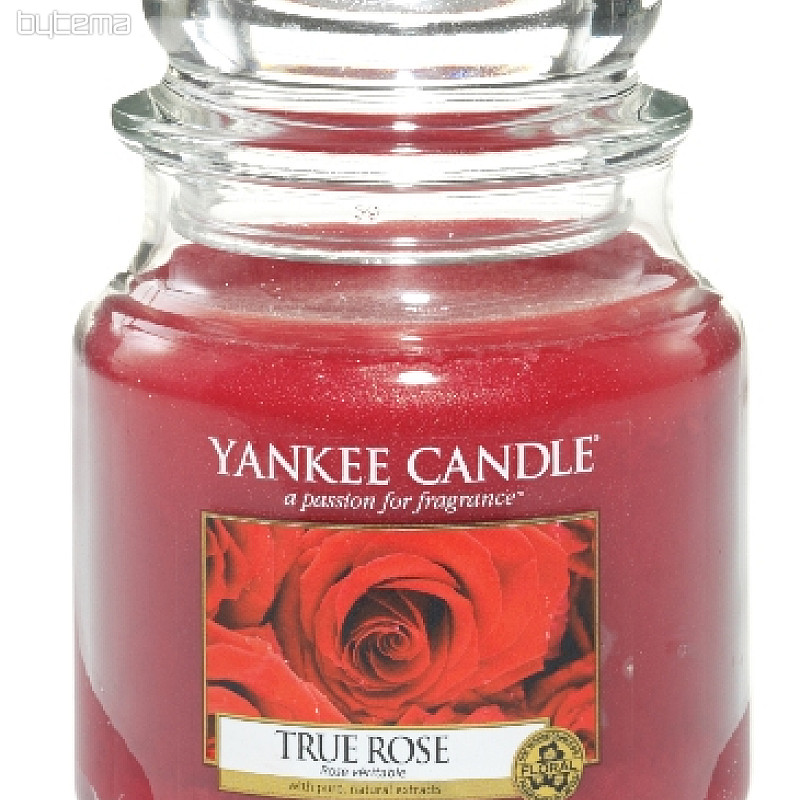 sviečka YANKEE CANDLE vôňa TRUE ROSE - ozajstná ruža